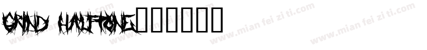 Grind Halftone字体转换
